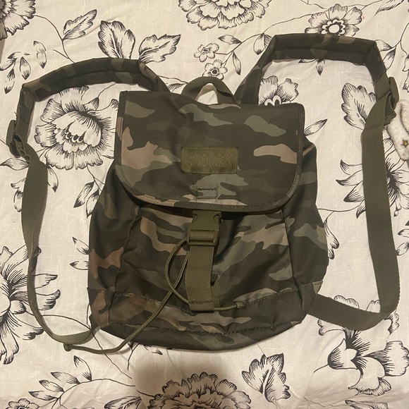 PINK Victoria's Secret Handbags - Brand PINK mini camo backpack